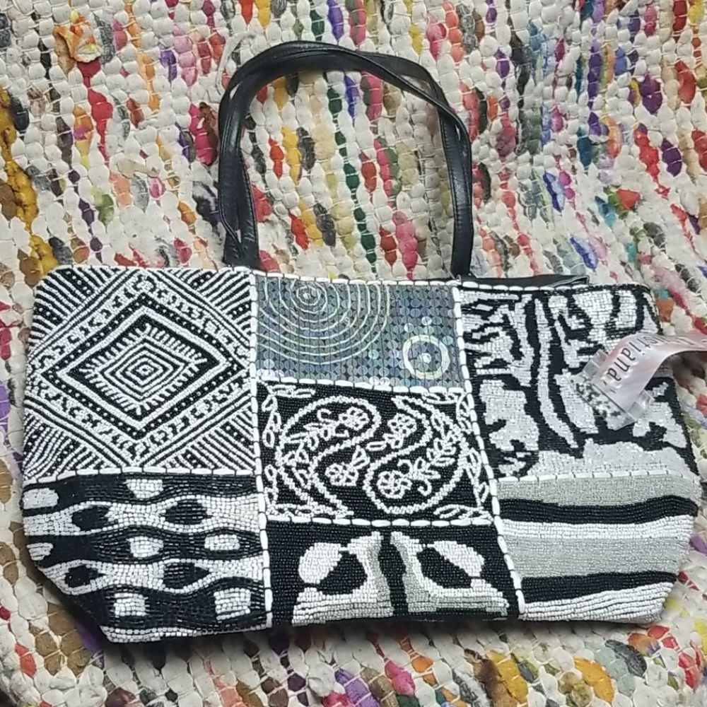 CHRISTIANA Beaded Tote